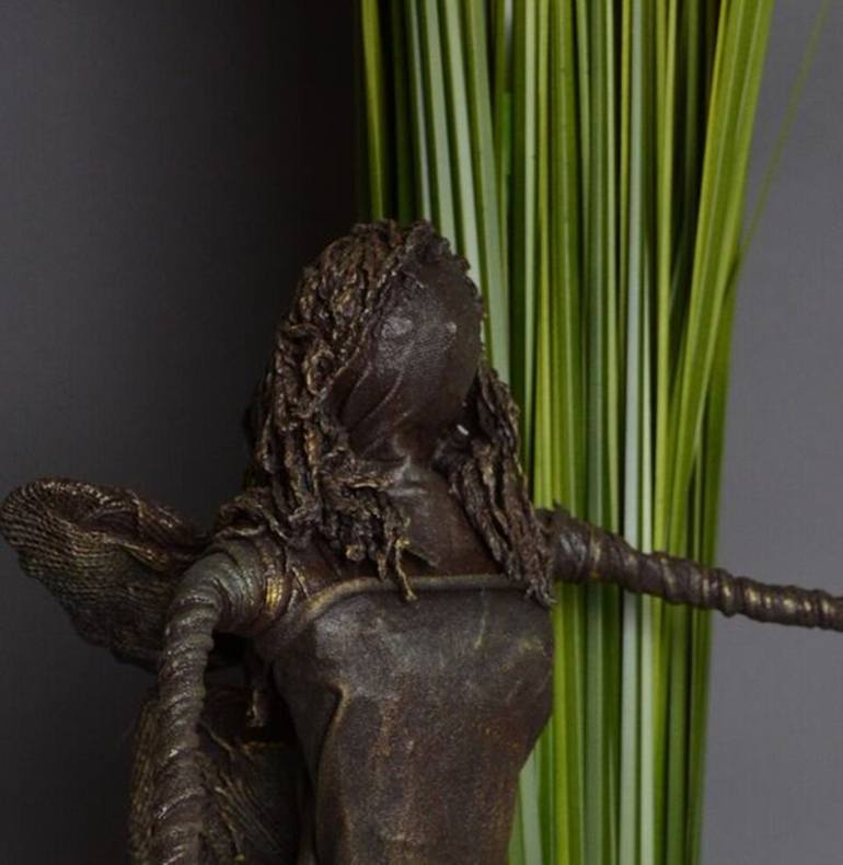 Original Figurative Fantasy Sculpture by Allison Turner