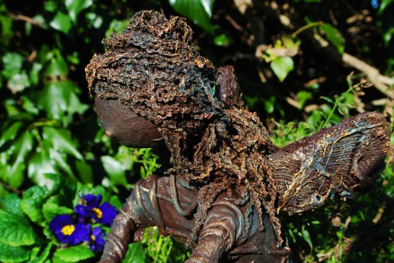 Original Figurative Fantasy Sculpture by Allison Turner