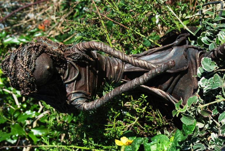 Original Figurative Fantasy Sculpture by Allison Turner