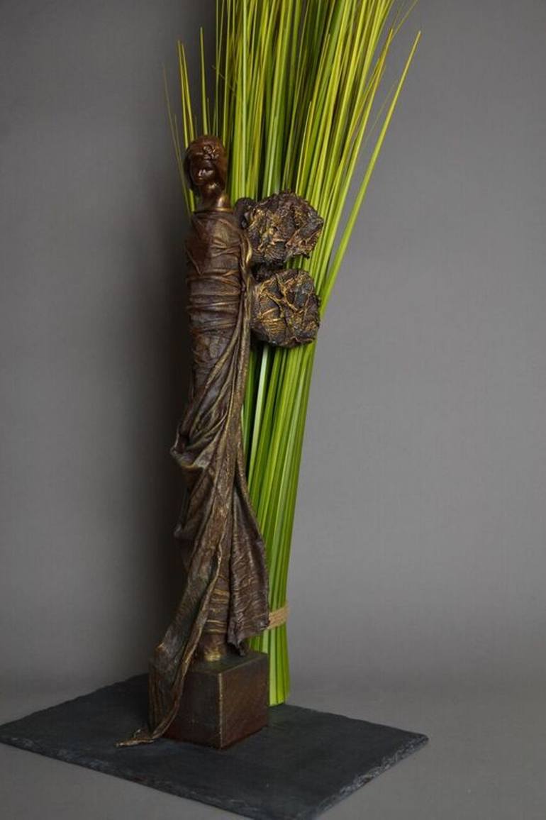 Original Figurative Fantasy Sculpture by Allison Turner