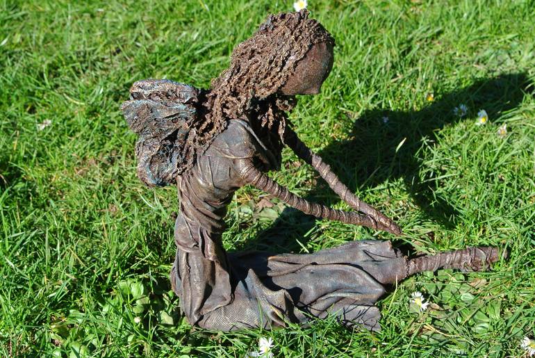 Original Figurative Fantasy Sculpture by Allison Turner