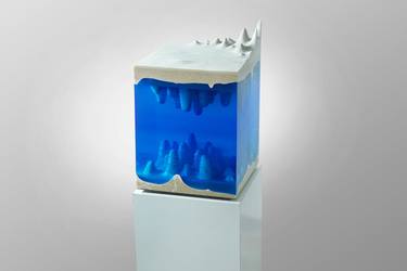 Original Abstract Water Sculpture by Eduard L