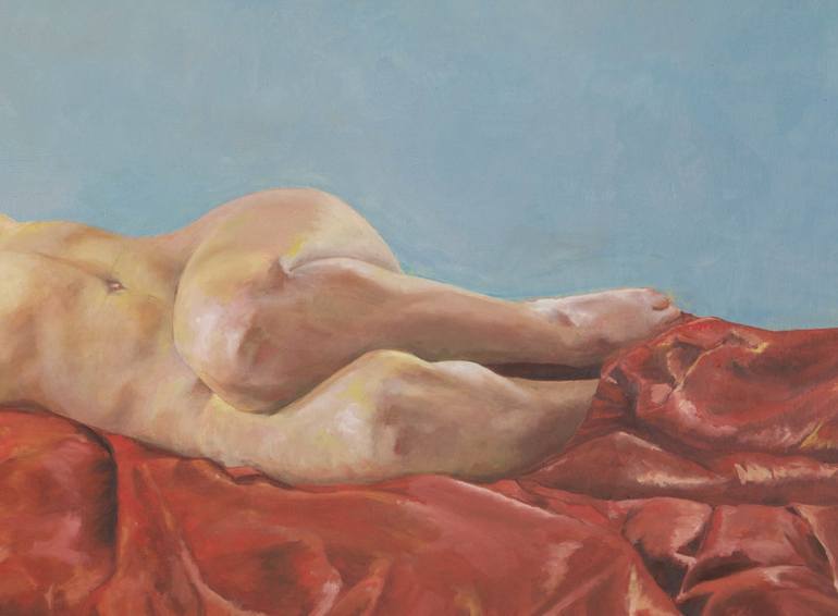 Original Figurative Nude Painting by Rosalie Bourgeois De Boynes