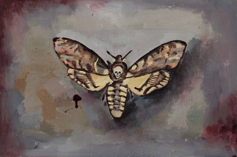 Original Documentary Animal Painting by Karina Horgas