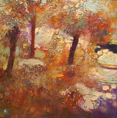 Original Abstract Landscape Paintings by Penelope Fulljames