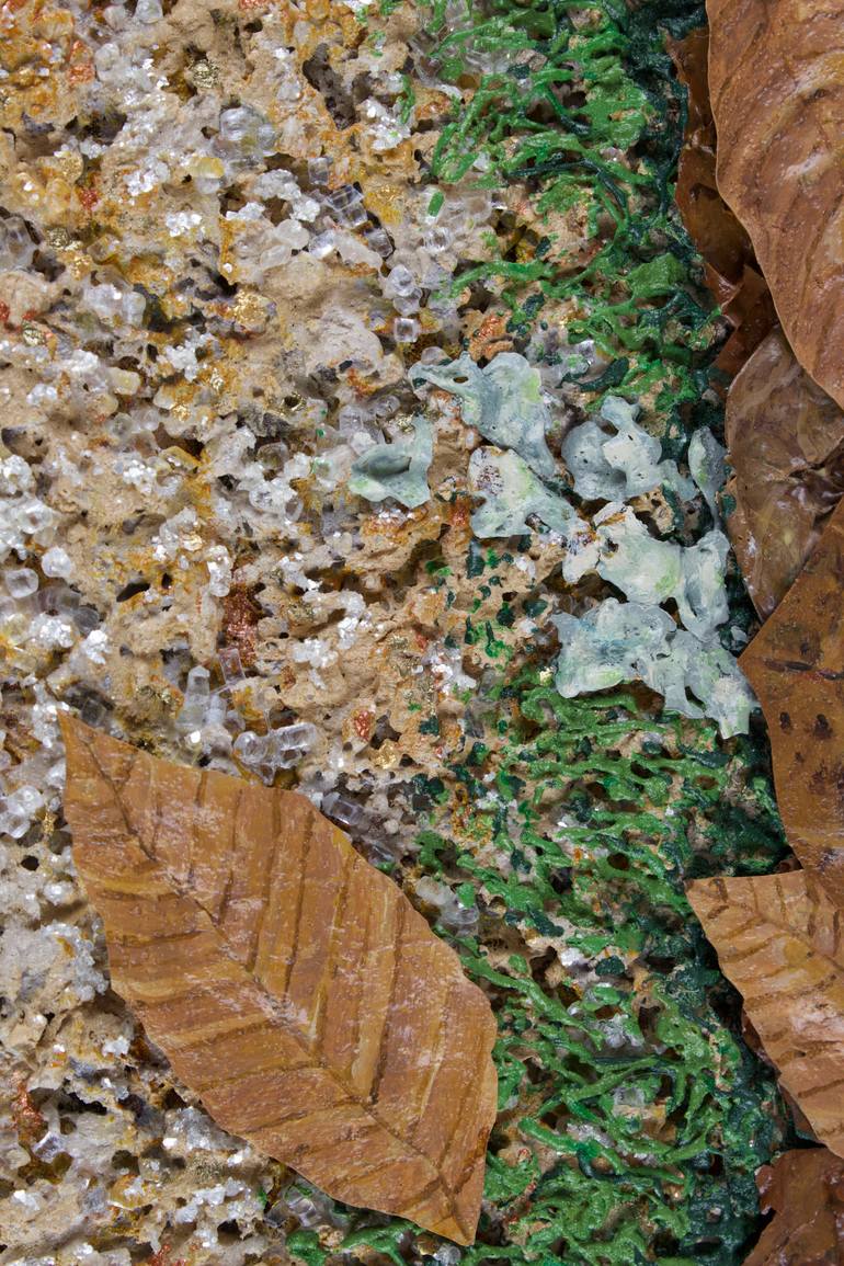 Original Abstract Nature Mixed Media by Robert Gibbs