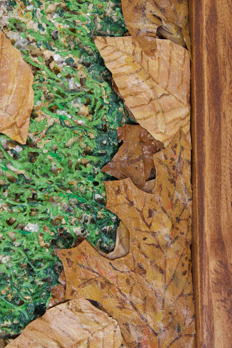 Original Abstract Nature Mixed Media by Robert Gibbs