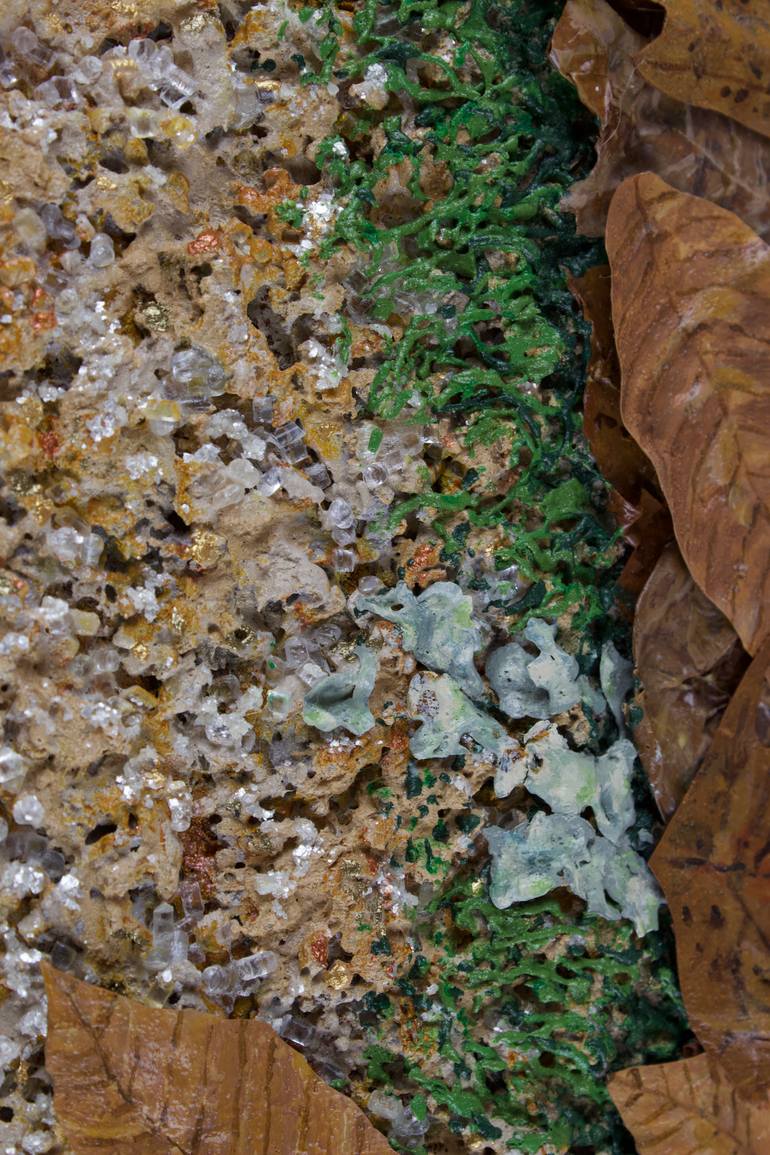 Original Abstract Nature Mixed Media by Robert Gibbs