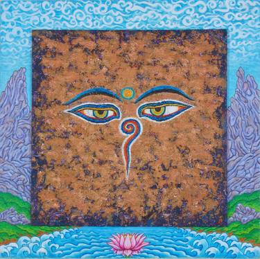 Buddha Eyes with Lotus thumb