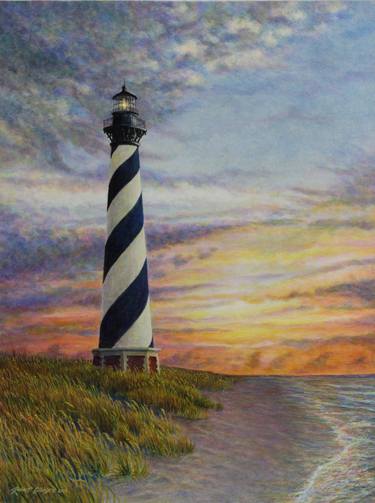 Cape Hatteras Lighthouse at Sunset thumb