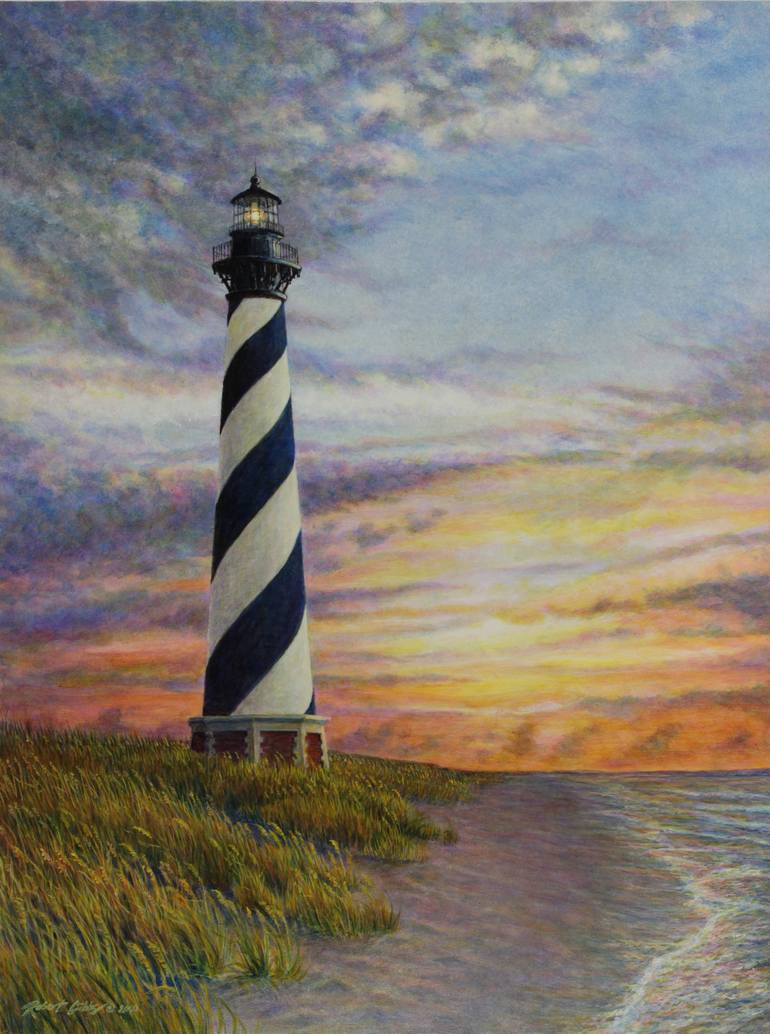 Cape Hatteras Lighthouse at Sunset