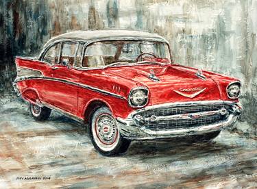 Print of Impressionism Automobile Paintings by Joey Agbayani