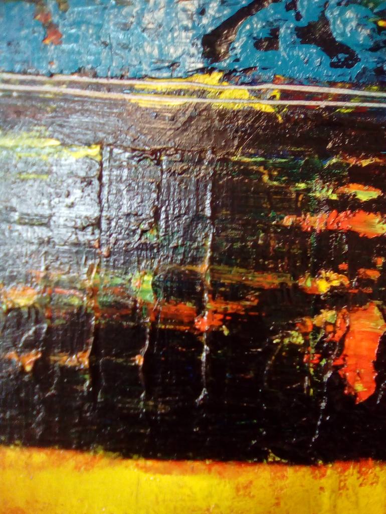 Original Abstract Painting by Michael Barritt