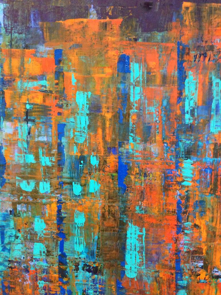 Original Abstract Painting by Michael Barritt