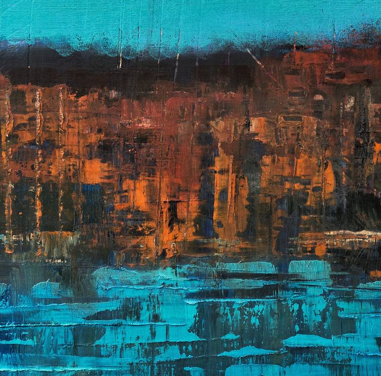 Original Abstract Landscape Painting by Michael Barritt
