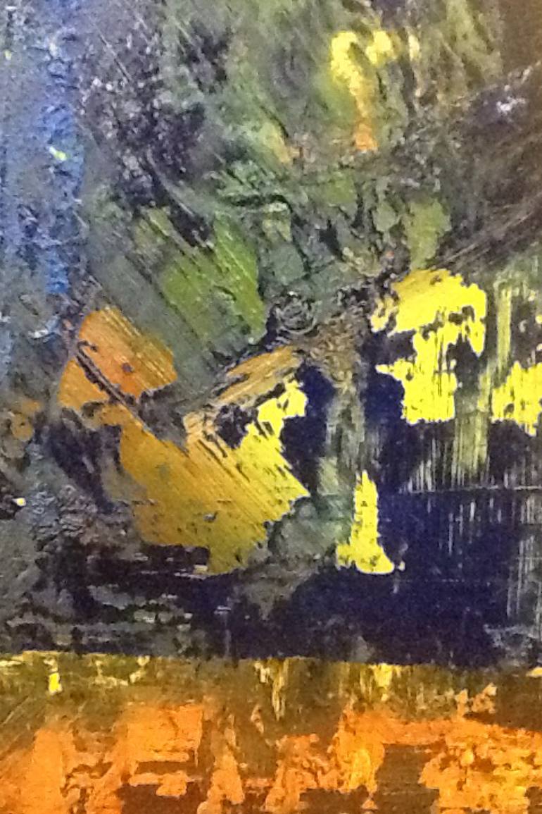 Original Abstract Expressionism Abstract Painting by Michael Barritt