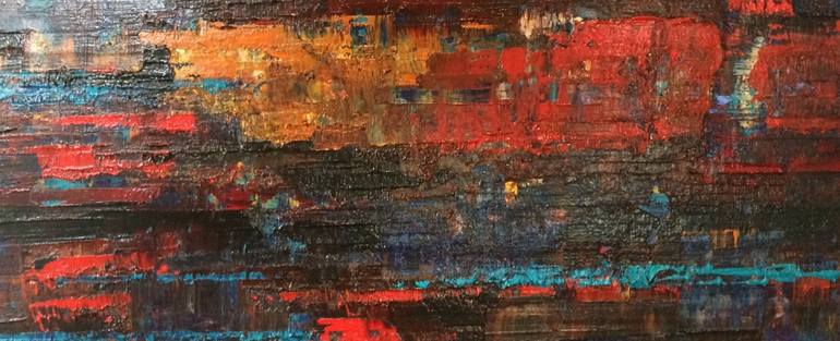 Original Abstract Painting by Michael Barritt