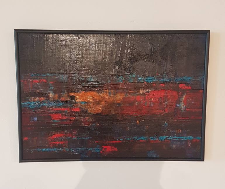 Original Abstract Painting by Michael Barritt