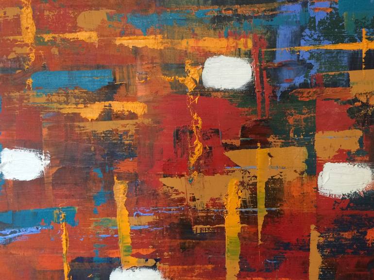 Original Abstract Painting by Michael Barritt