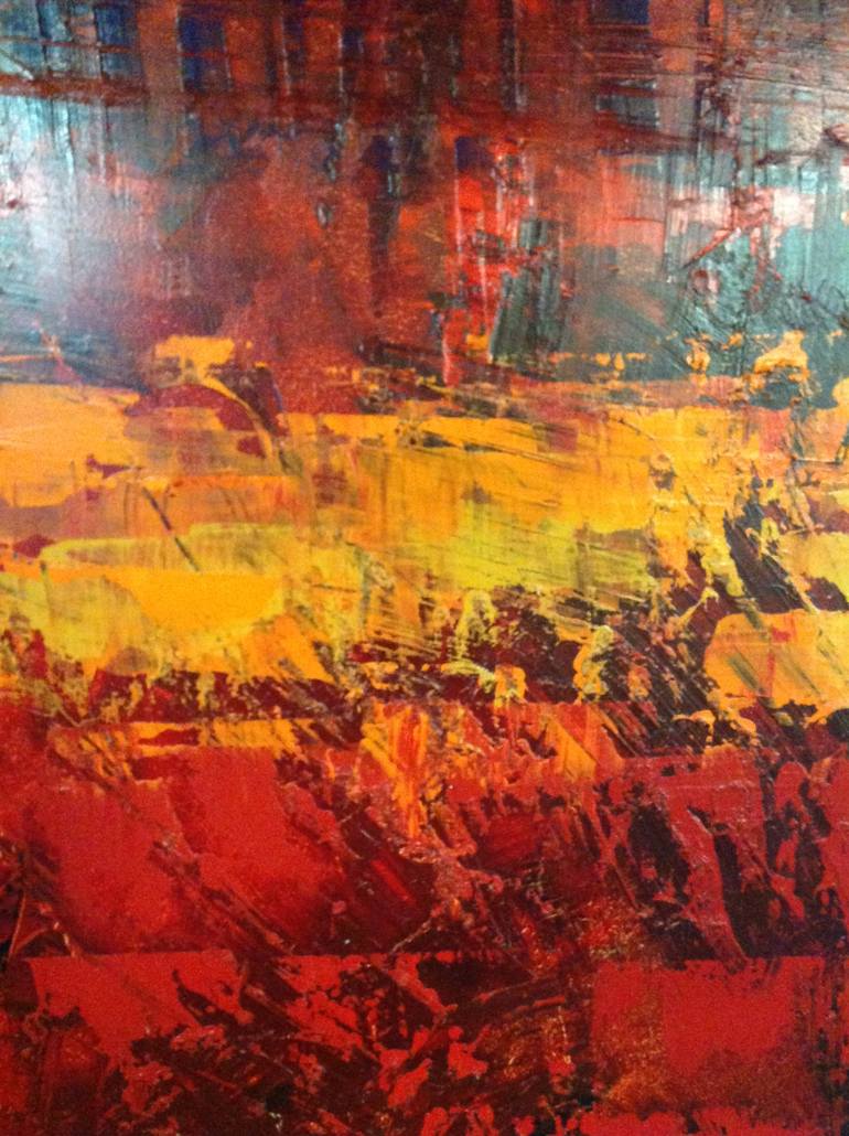 Original Abstract Painting by Michael Barritt