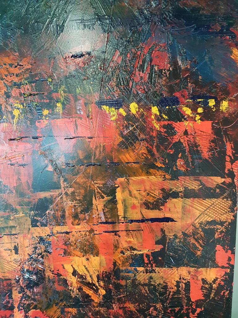 Original Abstract Painting by Michael Barritt