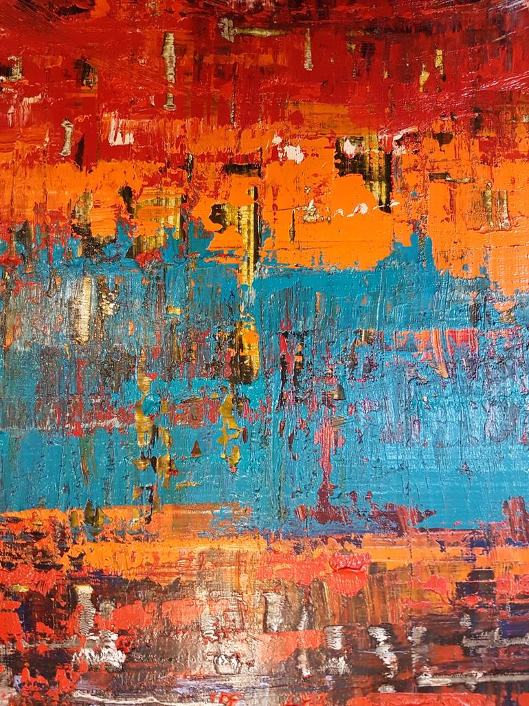 Original Abstract Painting by Michael Barritt