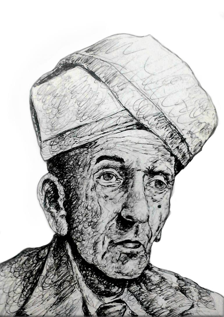 Sir Mokshagundam Visvesvaraya Drawing by shubham mistri | Saatchi Art