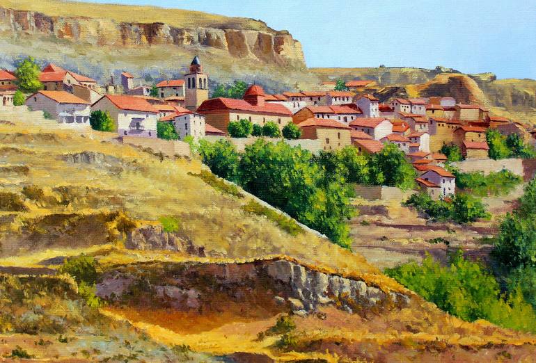 Original Realism Landscape Painting by Vicent Penya-Roja