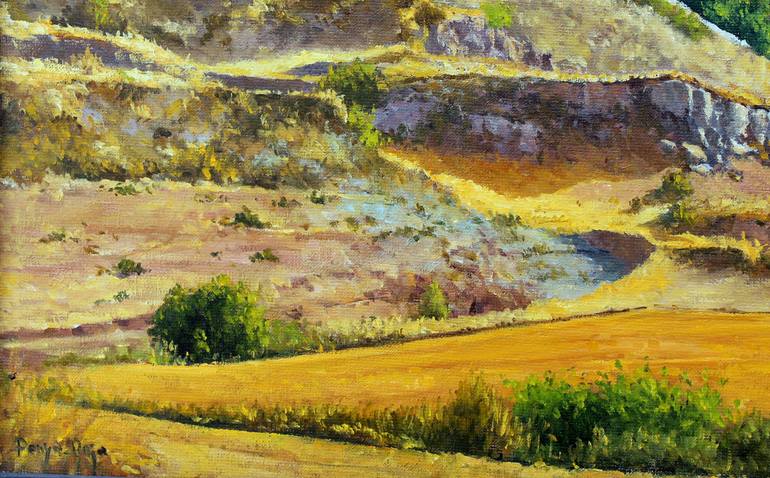 Original Realism Landscape Painting by Vicent Penya-Roja