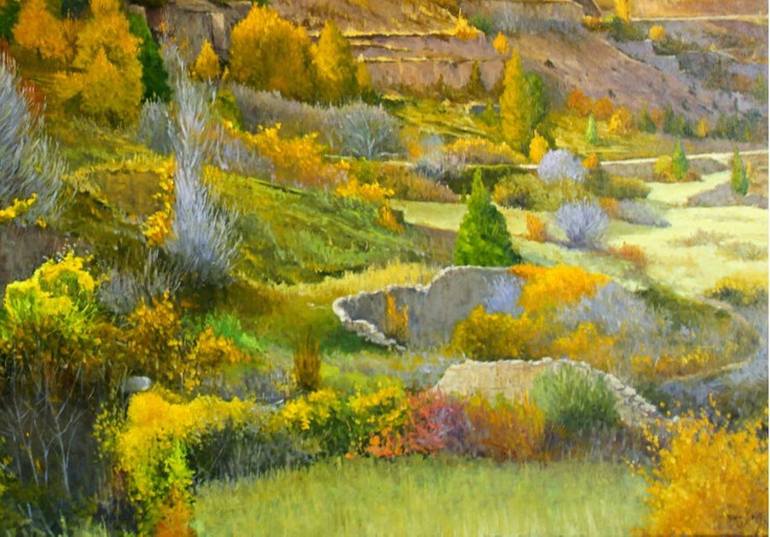 Original Realism Landscape Painting by Vicent Penya-Roja