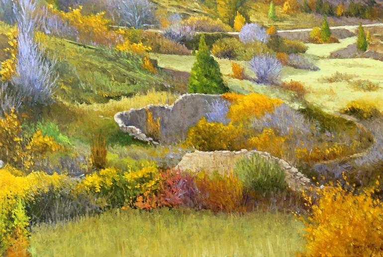 Original Realism Landscape Painting by Vicent Penya-Roja