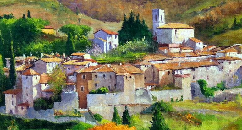 Original Realism Landscape Painting by Vicent Penya-Roja