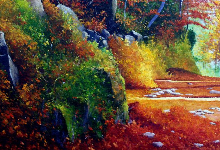 Original Realism Landscape Painting by Vicent Penya-Roja