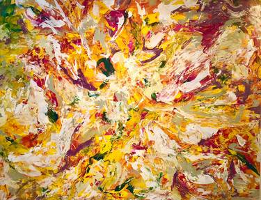 Original Abstract Expressionism Abstract Painting by JP Pemapsorn