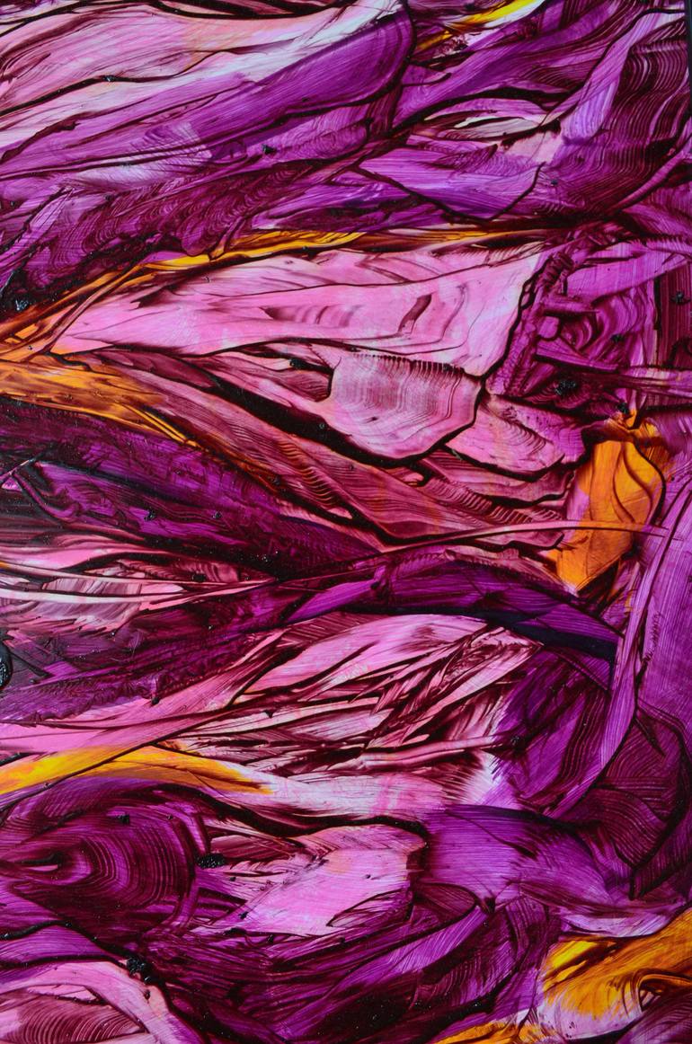 Original Abstract Expressionism Abstract Painting by Jp Pemapsorn