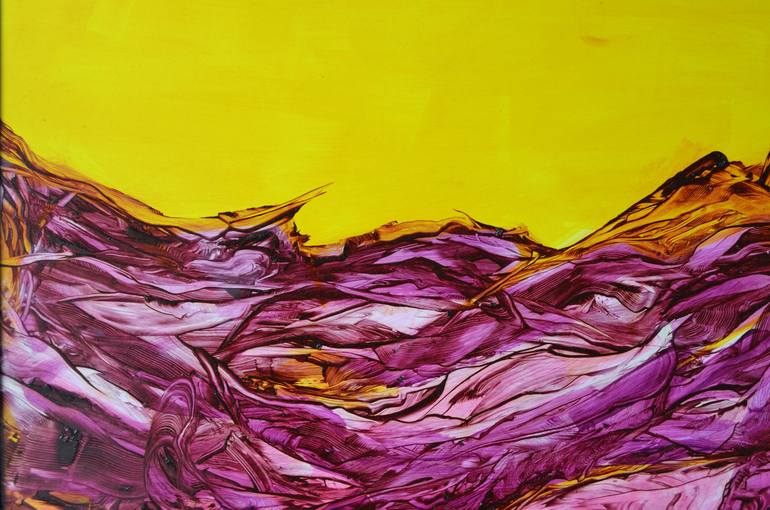 Original Abstract Expressionism Abstract Painting by Jp Pemapsorn