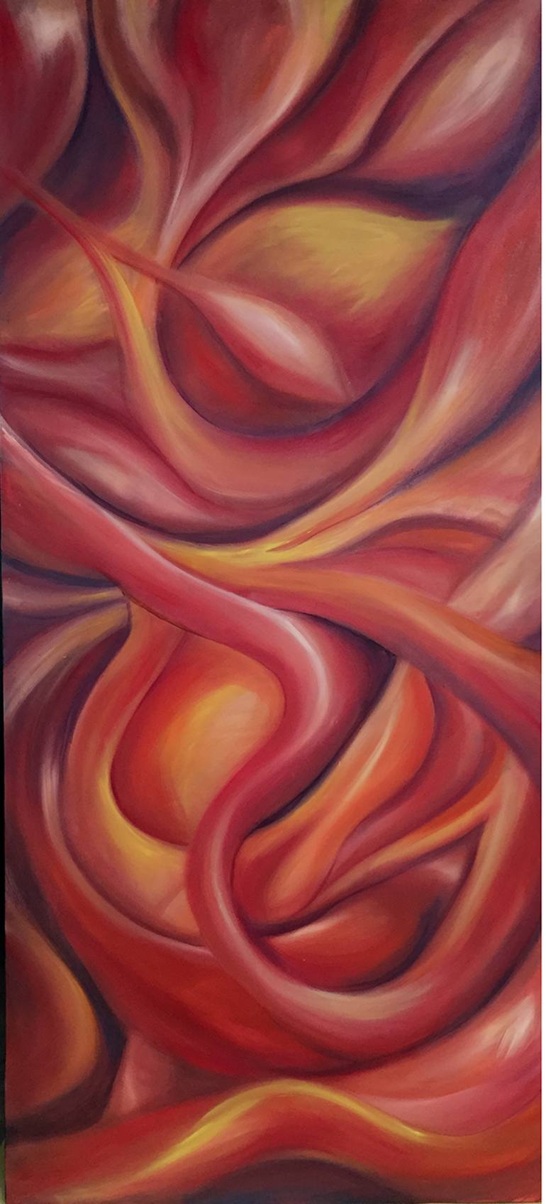 Original Abstract Expressionism Abstract Painting by Jp Pemapsorn