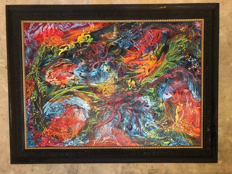 Original Abstract Painting by JP Pemapsorn
