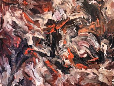 Original Abstract Expressionism Abstract Paintings by JP Pemapsorn
