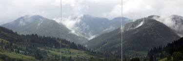 Rain In The Smoky Mountains, Triptych thumb