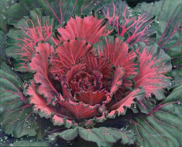 Original Figurative Botanic Painting by Fabio Deponte