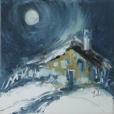 Saatchi Art Artist Iulia Salceanu; Paintings, “Frozen (blue series)” #art
