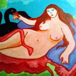Leda and the Swan by Katharine Nikki Dalton