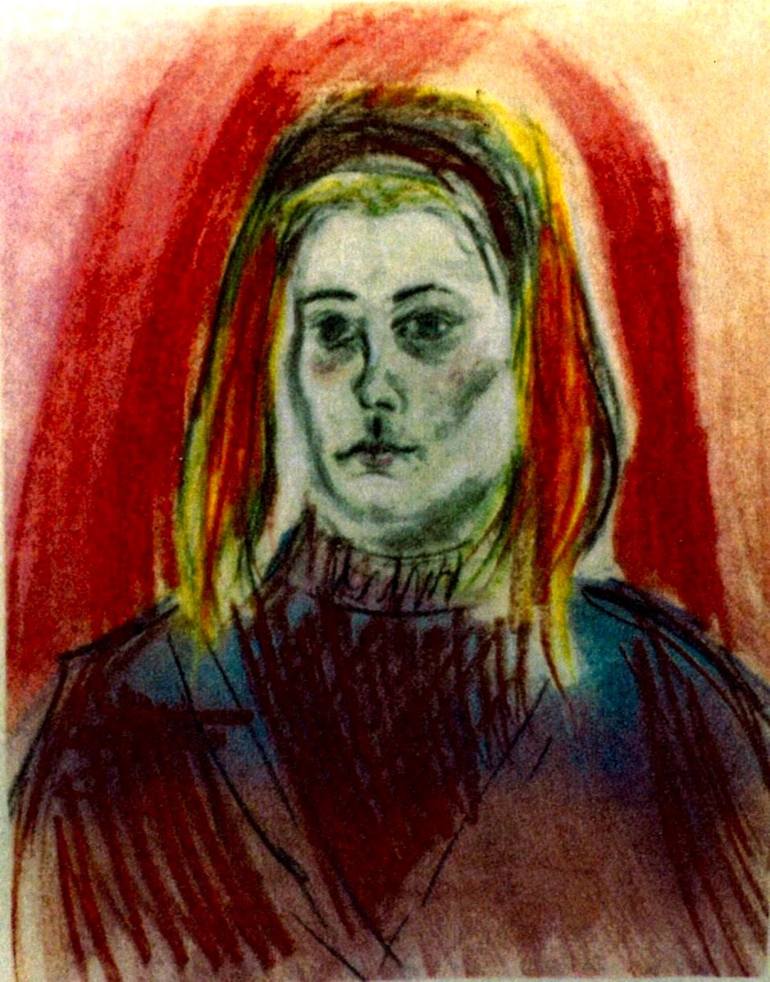Original Contemporary Women Drawing by Elissa Dorfman