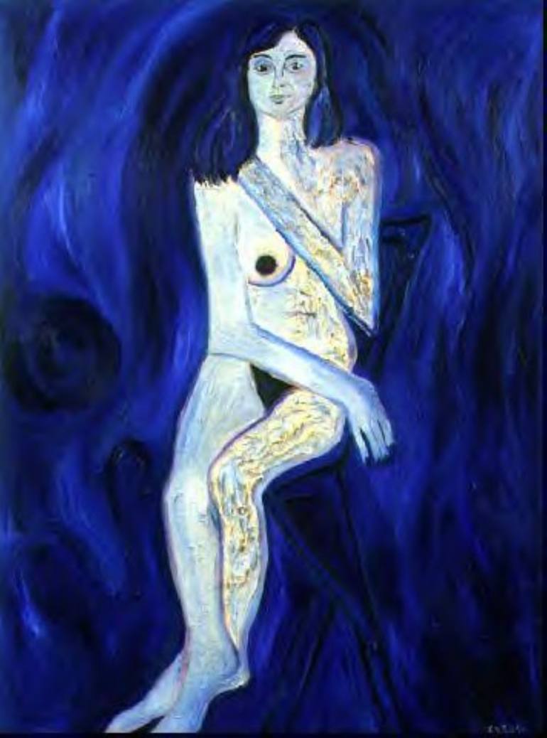 Original Contemporary People Painting by Elissa Dorfman