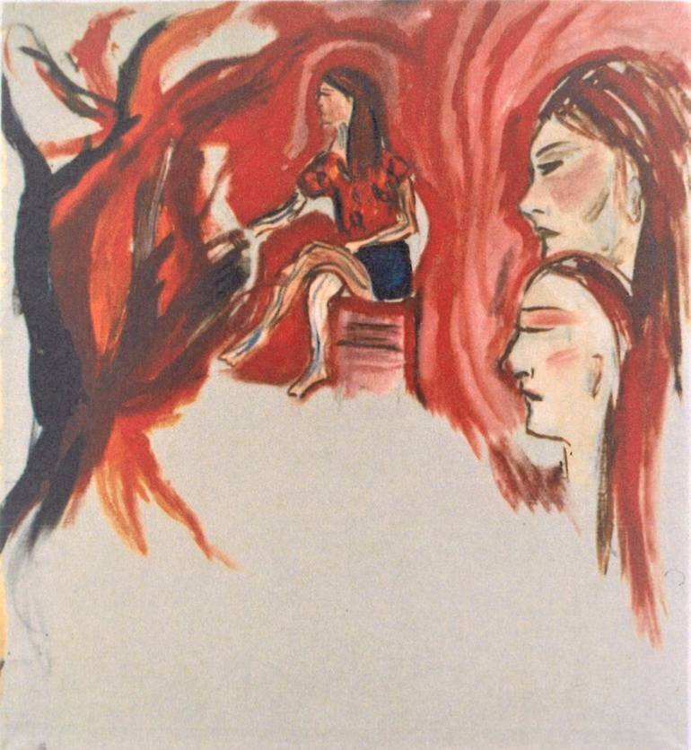 Print of Contemporary Women Paintings by Elissa Dorfman