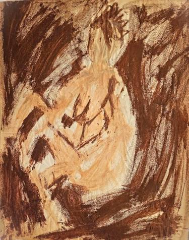 Abstract Figure Beige & Brown thumb