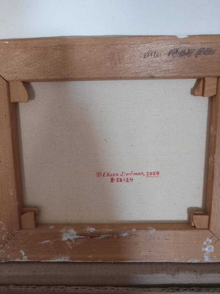 Original Contemporary Cats Painting by Elissa Dorfman