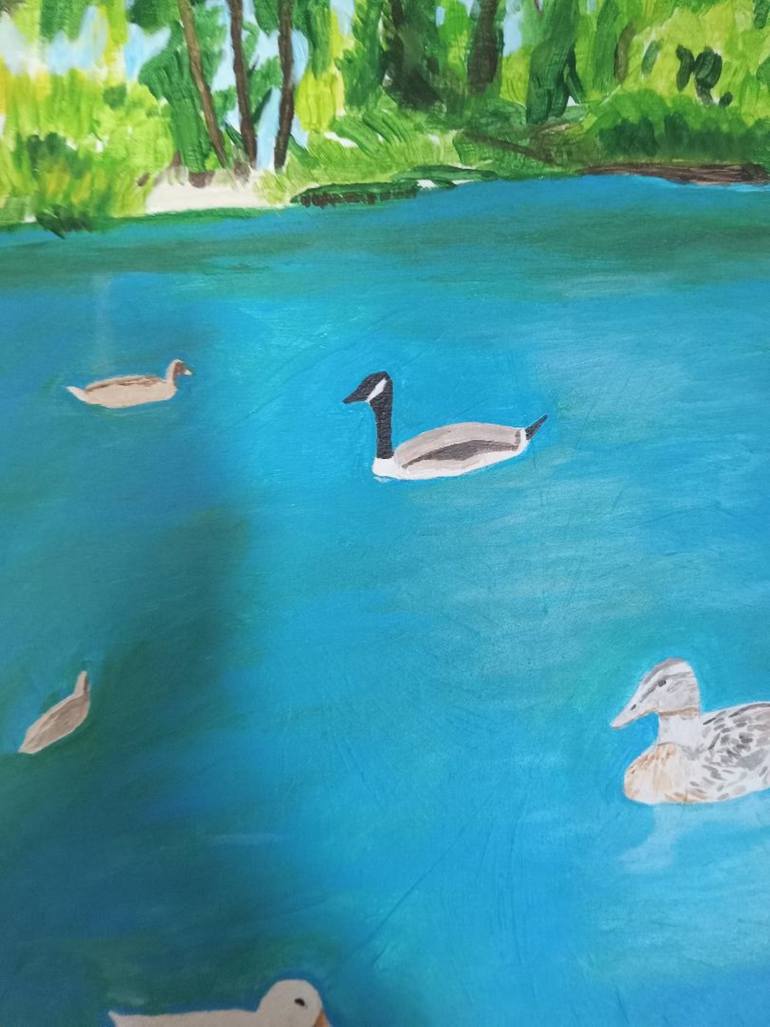 Original Contemporary Animal Painting by Elissa Dorfman