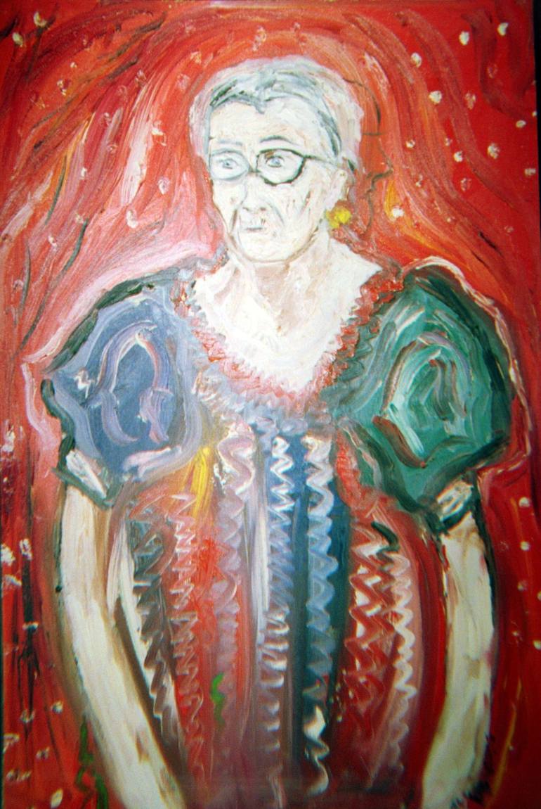 Original Portraiture Women Painting by Elissa Dorfman